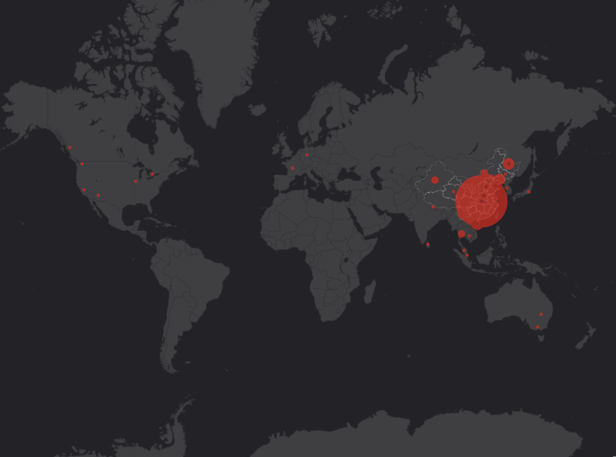 Track the Wuhan Coronavirus Worldwide